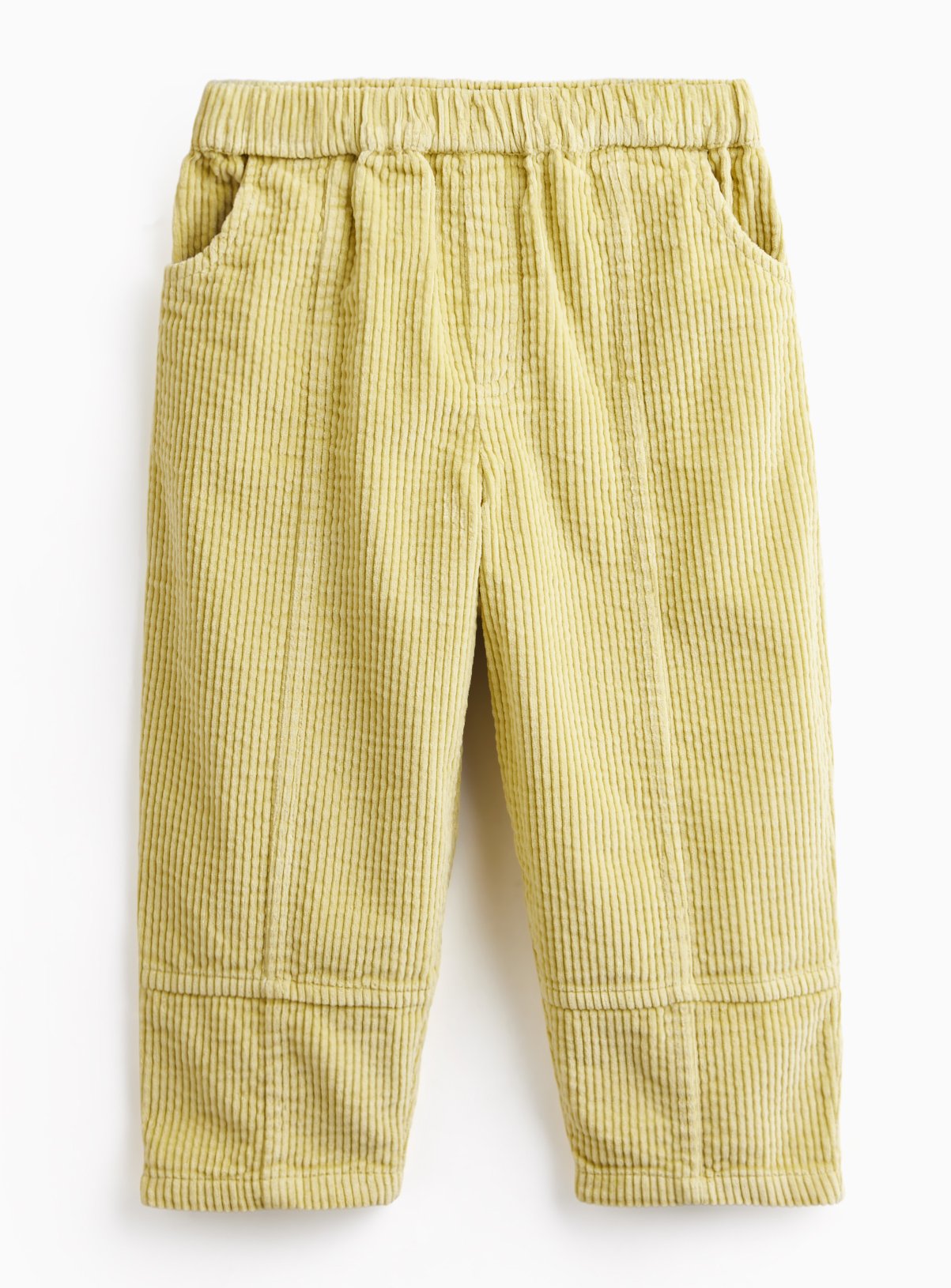 Lime Cord Barrel Leg Trousers 2-3 years - Image 1 thumbnail